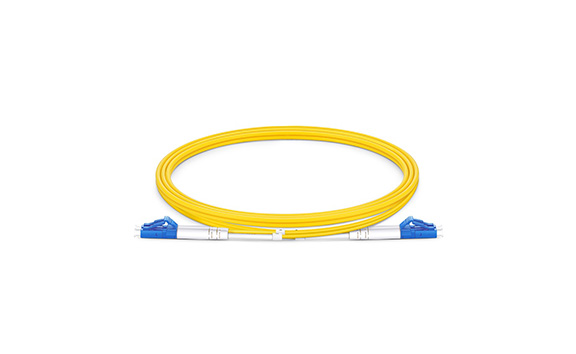 1m LC/UPC-LC/UPC 双工单模OS2光纤跳线-2.0mm PVC(OFNR)