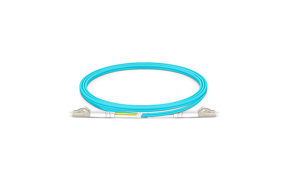 1M LC/UPC-LC/UPC 万兆双工多模OM4光纤跳线-2.0mm PVC(OFNR)