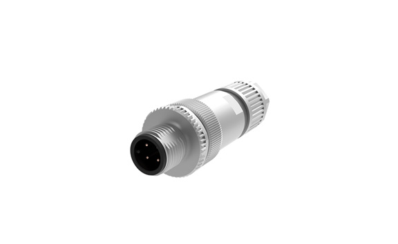 M12屏蔽连接器直头